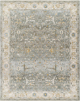 Aviva Teal Textured Rug with Fringes - Ornate Home