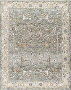 Aviva Teal Textured Rug with Fringes - Ornate Home