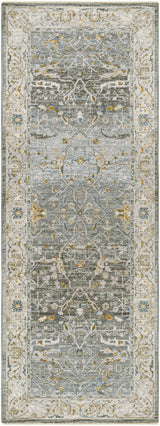 Aviva Teal Textured Rug with Fringes - Ornate Home