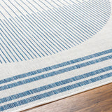 Aviya Blue & Gray Outdoor Area Rug - Clearance - Ornate Home