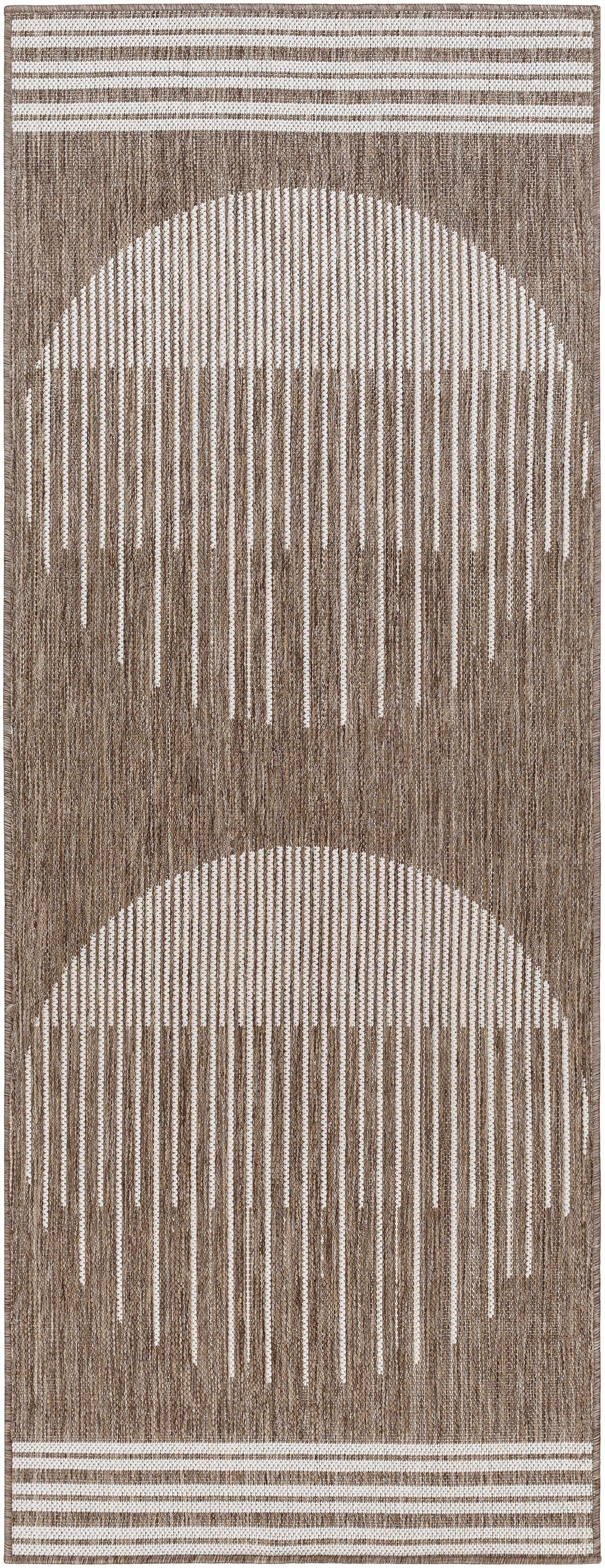 Aviya Brown Outdoor Area Rug - Clearance - Ornate Home