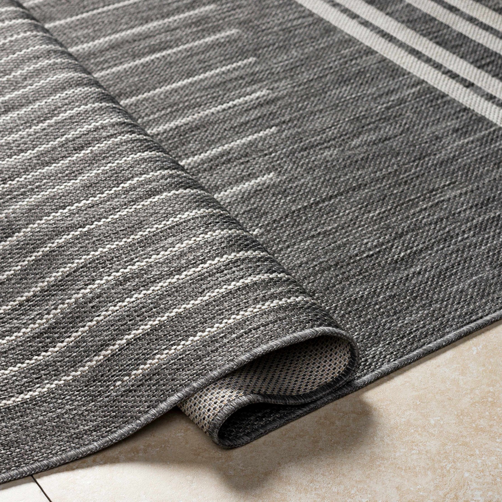 Aviya Gray Outdoor Area Rug - Clearance - Ornate Home