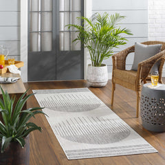 Aviya Light Gray Outdoor Area Rug - Clearance - Ornate Home