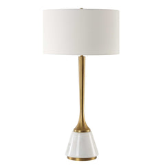 Avola White Marble Table Lamp - Ornate Home