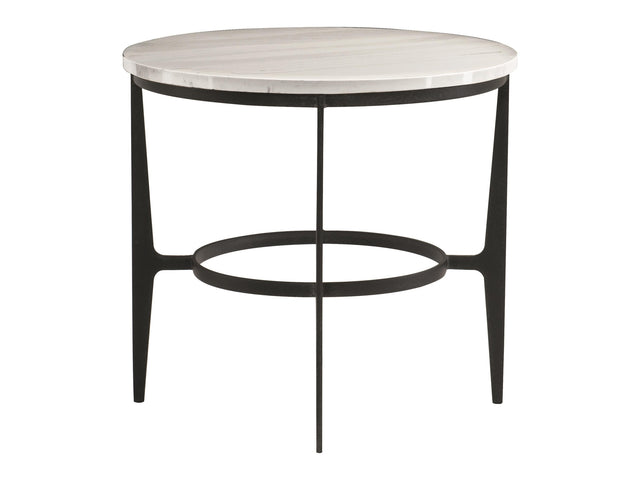Avondale Faux Marble/Blackened Side Table - Ornate Home