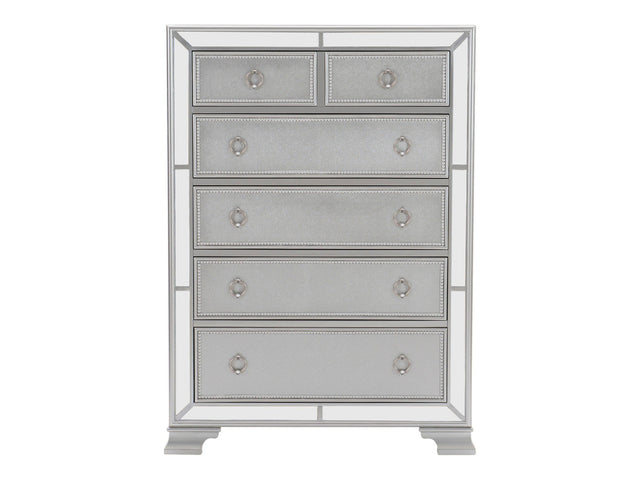 Avondale Silver Mirrored Chest - Ornate Home