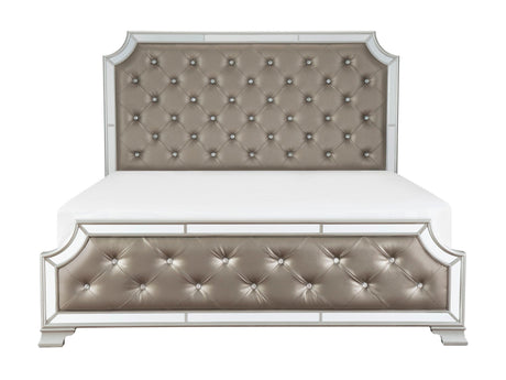 Avondale Silver Queen Bed - Ornate Home