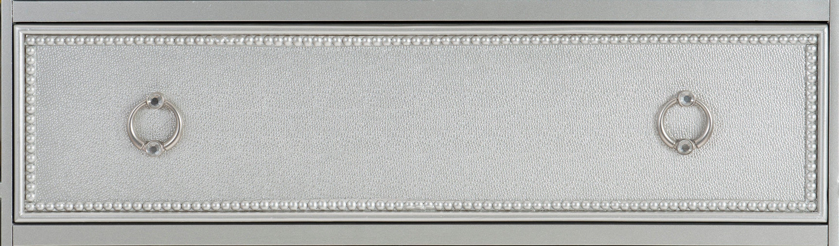 Avondale Silver Vanity Dresser with Mirror - Ornate Home