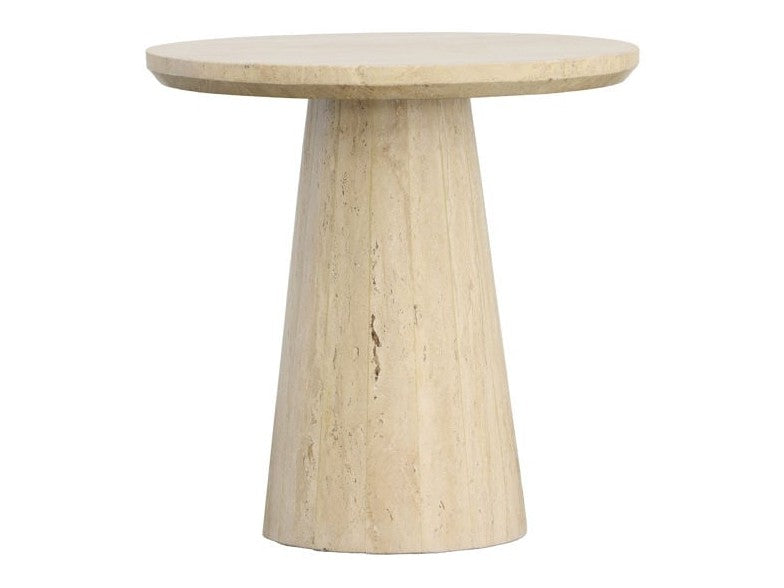 Avril Beige Side Table - Ornate Home