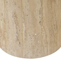 Avril Beige Side Table - Ornate Home