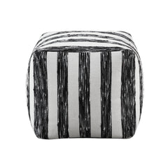 Avril Multi-color Pouf - Ornate Home