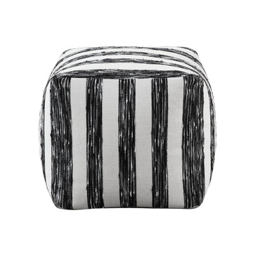 Avril Multi-color Pouf - Ornate Home