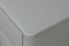 Avvolto Grey Three Drawer Nightstand - Ornate Home