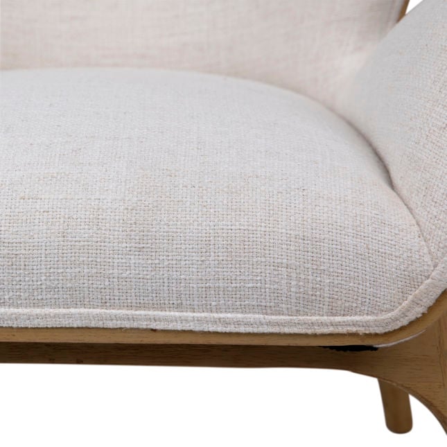 Avyanna Natural/Off White Occasional Chair - Ornate Home