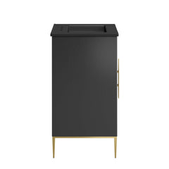 Awaken Black 24" Bathroom Vanity - Ornate Home