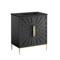 Awaken Black 30" Bathroom Vanity - Ornate Home