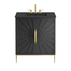 Awaken Black 30" Bathroom Vanity - Ornate Home