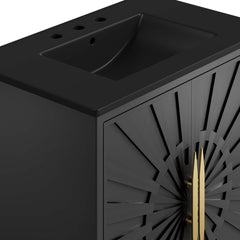 Awaken Black 30" Bathroom Vanity - Ornate Home