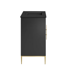 Awaken Black 36" Bathroom Vanity - Ornate Home