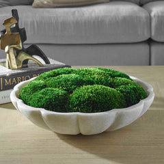 Awaken Moss Green/White Centerpiece - Ornate Home