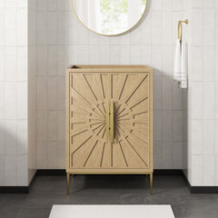 Awaken Oak 24" Bathroom Vanity Cabinet - Ornate Home