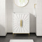 Awaken White 24" Bathroom Vanity Cabinet - Ornate Home