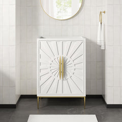 Awaken White 24" Bathroom Vanity Cabinet - Ornate Home