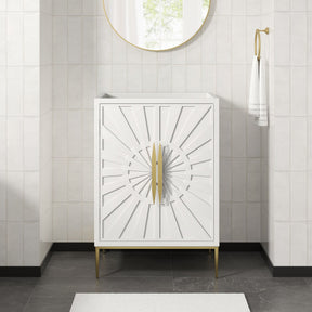 Awaken White 24" Bathroom Vanity Cabinet - Ornate Home