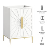 Awaken White 24" Bathroom Vanity Cabinet - Ornate Home
