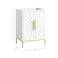 Awaken White 24" Bathroom Vanity Cabinet - Ornate Home