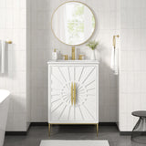 Awaken White 24" Bathroom Vanity - Ornate Home