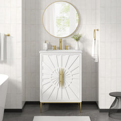 Awaken White 24" Bathroom Vanity - Ornate Home