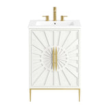 Awaken White 24" Bathroom Vanity - Ornate Home