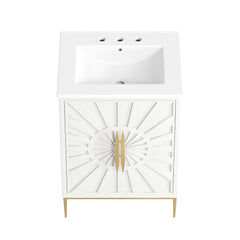 Awaken White 24" Bathroom Vanity - Ornate Home