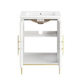 Awaken White 24" Bathroom Vanity - Ornate Home