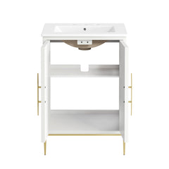Awaken White 24" Bathroom Vanity - Ornate Home