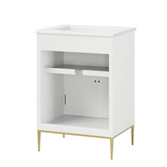 Awaken White 24" Bathroom Vanity - Ornate Home