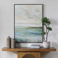 Awakening Multicolor Hand Painted Landscape Art - Ornate Home