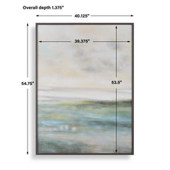 Awakening Multicolor Hand Painted Landscape Art - Ornate Home