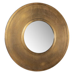Axel Brass Round Mirror - Ornate Home