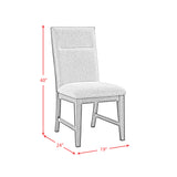 Axel Espresso/Light Grey Dining Chair (Set of 2) - Ornate Home