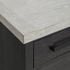 Axel Light Grey/Espresso Server - Ornate Home