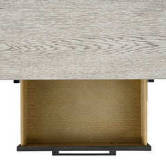 Axel Light Grey/Espresso Server - Ornate Home