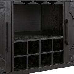 Axel Light Grey/Espresso Server - Ornate Home