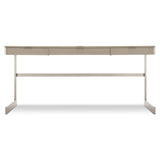 Axiom Brushed Silver/Linear Grey Desk - Ornate Home