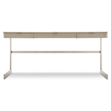Axiom Brushed Silver/Linear Grey Desk - Ornate Home