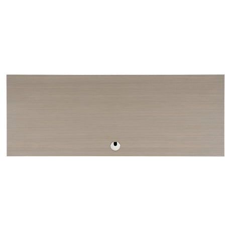 Axiom Brushed Silver/Linear Grey Desk - Ornate Home