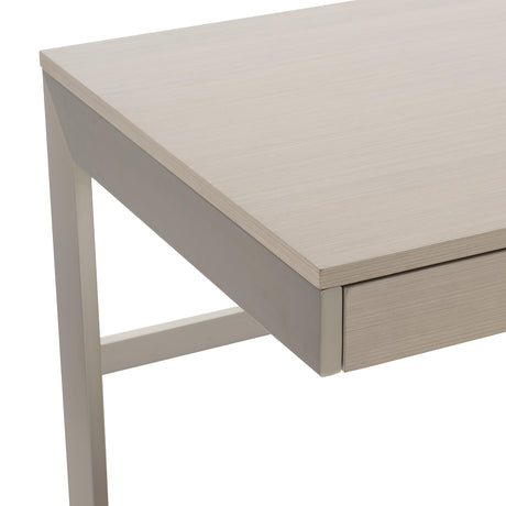 Axiom Brushed Silver/Linear Grey Desk - Ornate Home