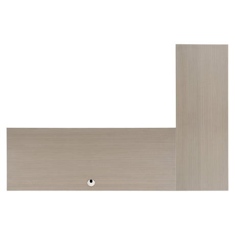 Axiom Brushed Silver/Linear Grey Desk - Ornate Home