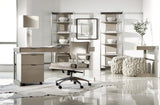 Axiom Brushed Silver/Linear Grey Desk - Ornate Home